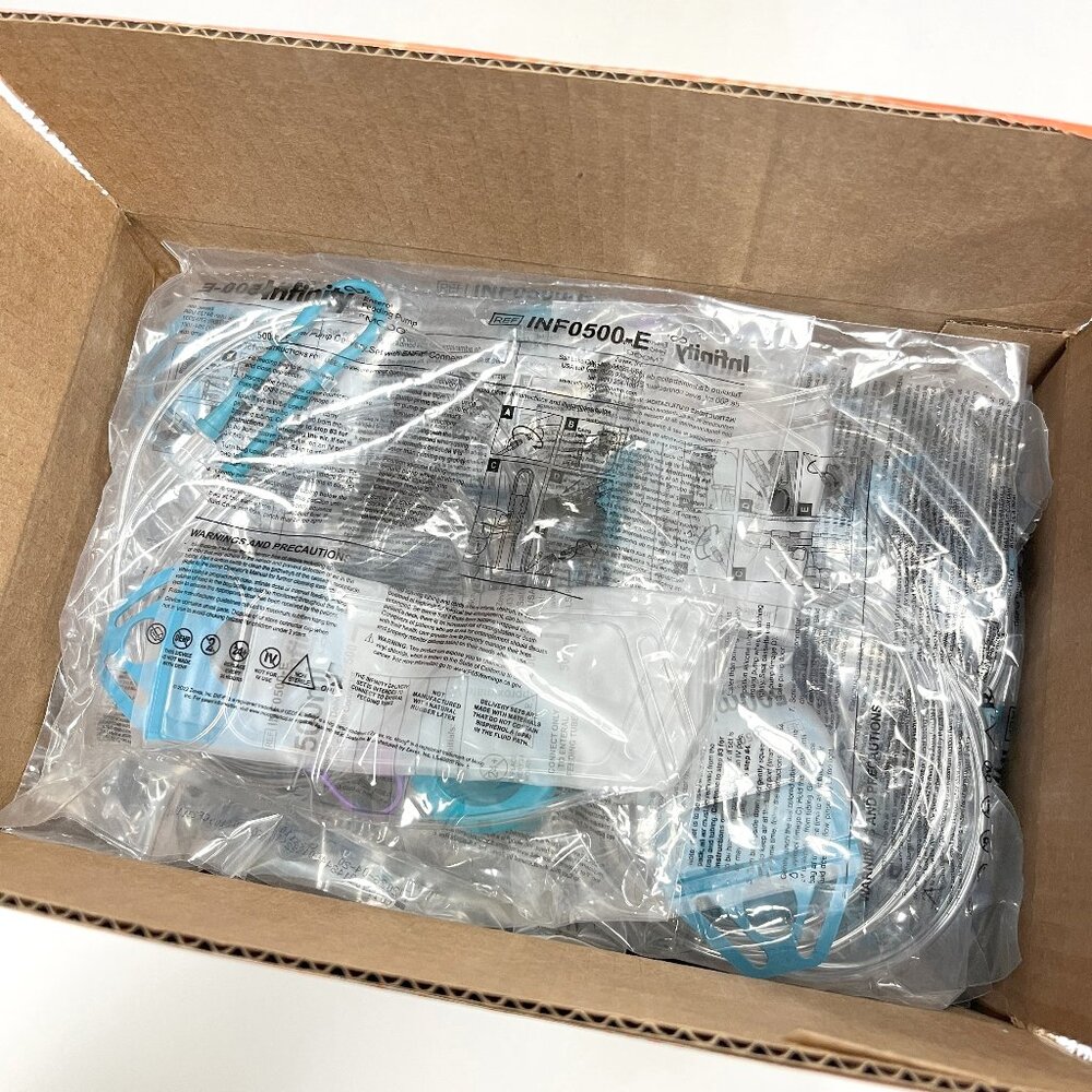 Moog Infinity INF0500E Enteral ENFit Feeding Bags Sealed 30 Count 500 ml